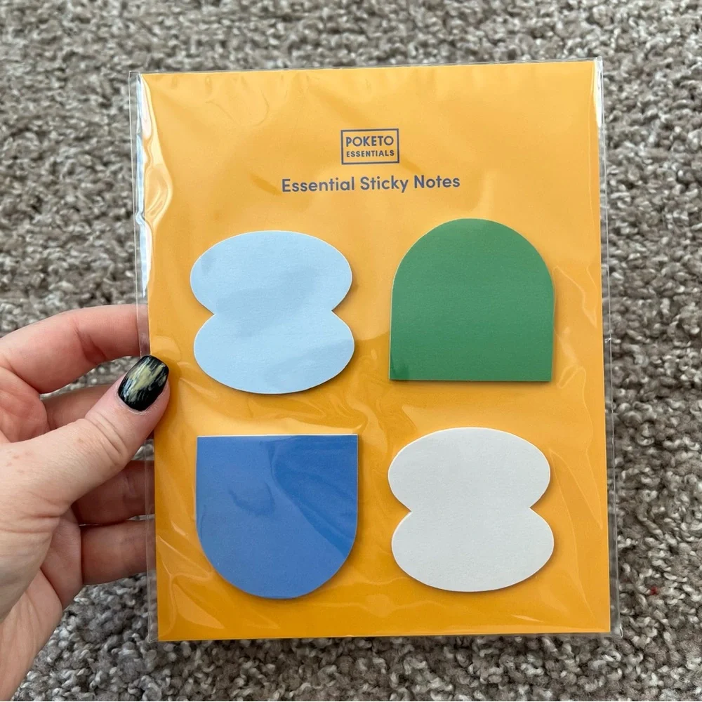 NWT NIB Poketo Essentials - Essential Sticky Notes 2 Pack